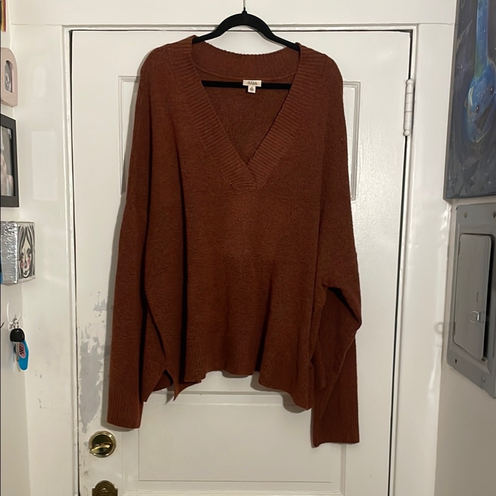 A.N.A. Plus Size 3X Cozy & Stretchy Knit Sweater